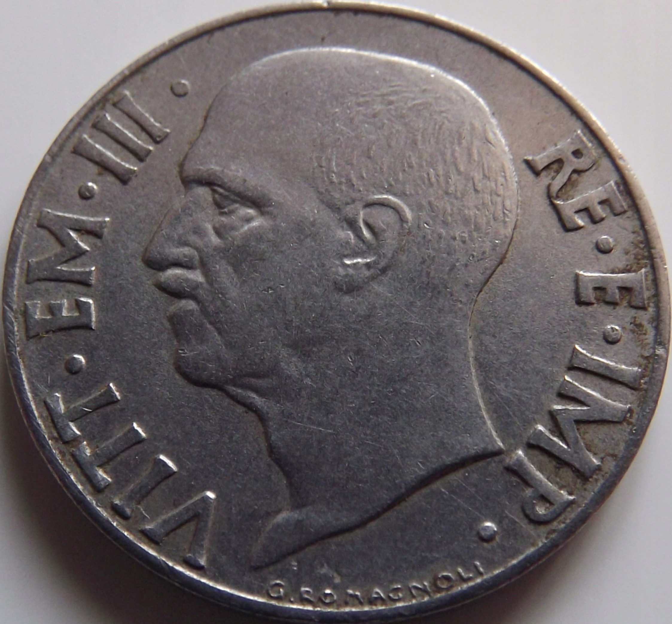 Włochy 20 centesimi 1941 Wiktor Emanuel III st. 2