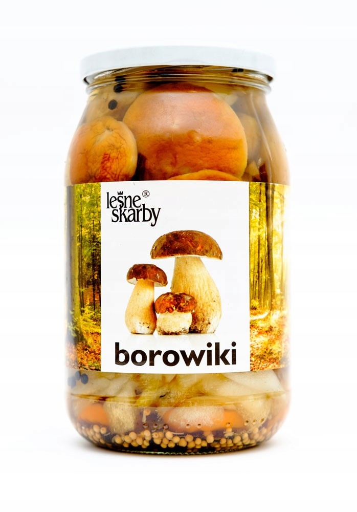 Borowiki marynowane całe 800 g Leśne Skarby produkt pasteryzowany