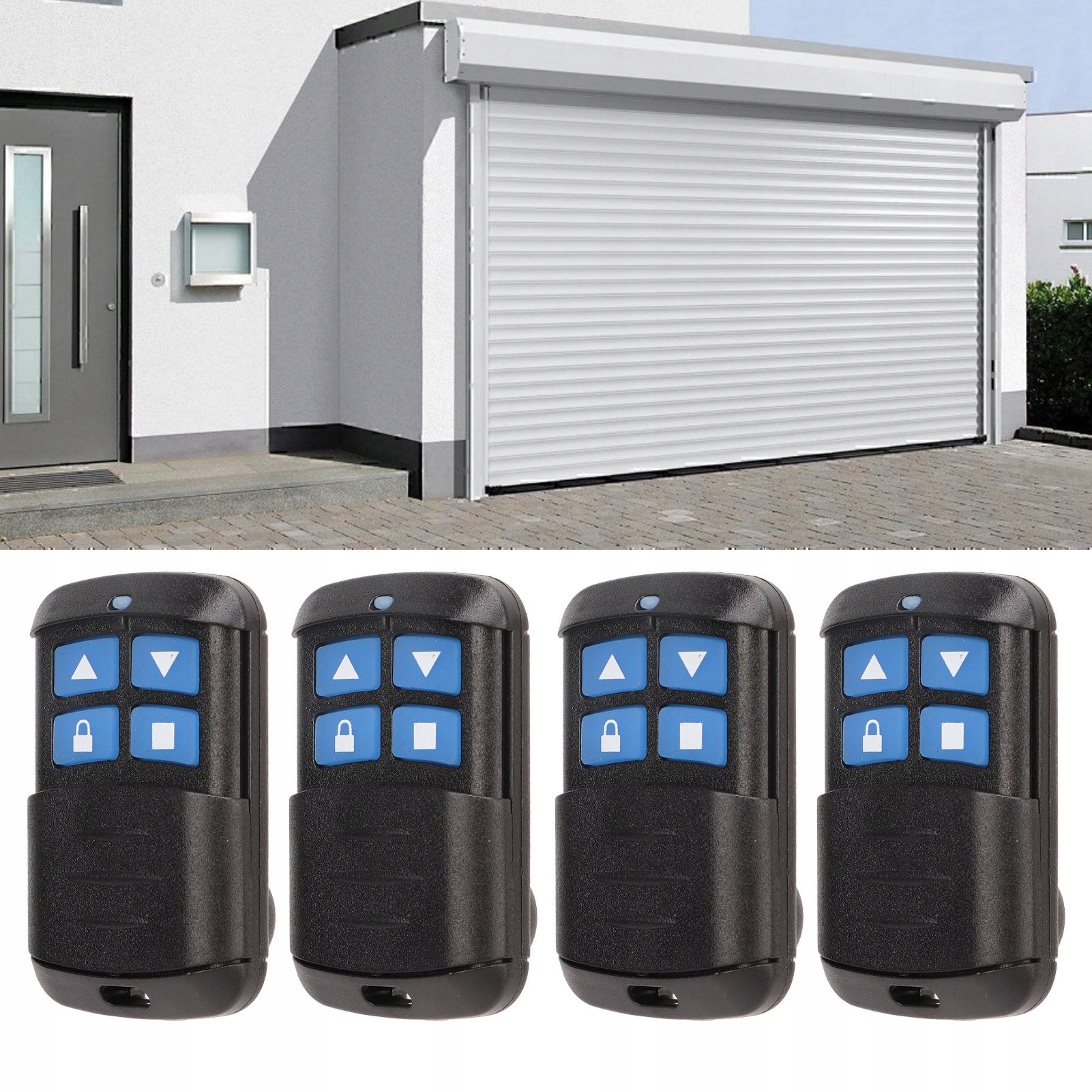 4X PILOT SAMOKOPIUJACY DO ALARMU BRAMY ROLET 433 MHZ UNIWERSALNY WODOODPORN Kod producenta 1613220114411