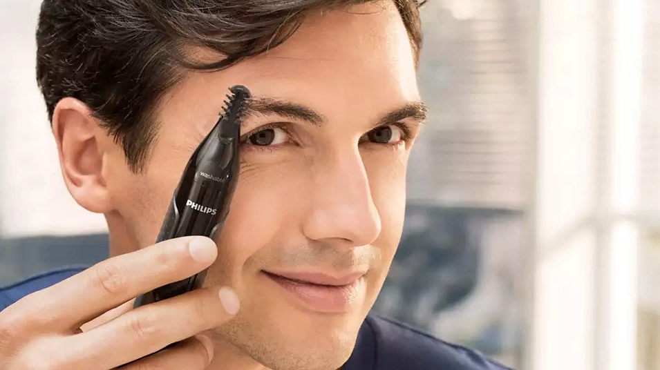TRYMER PHILIPS DO NOSA BRWI USZU 2 NASADKI MOCNY CICHY MAŁY + ETUI Kod producenta DO NOSA BRWI I USZY