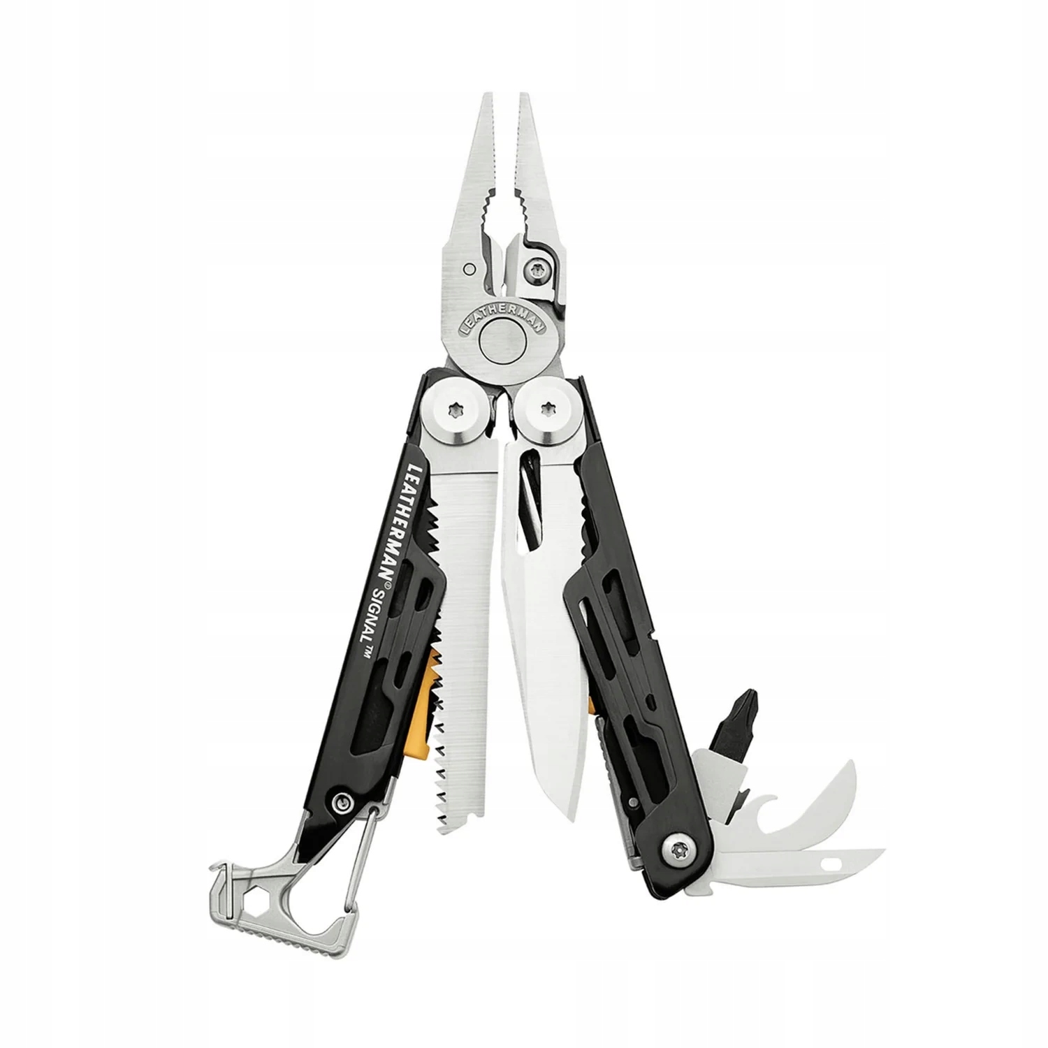 Multitool Leatherman Signal 832265 Czarno-srebrny 19 Narzędzi