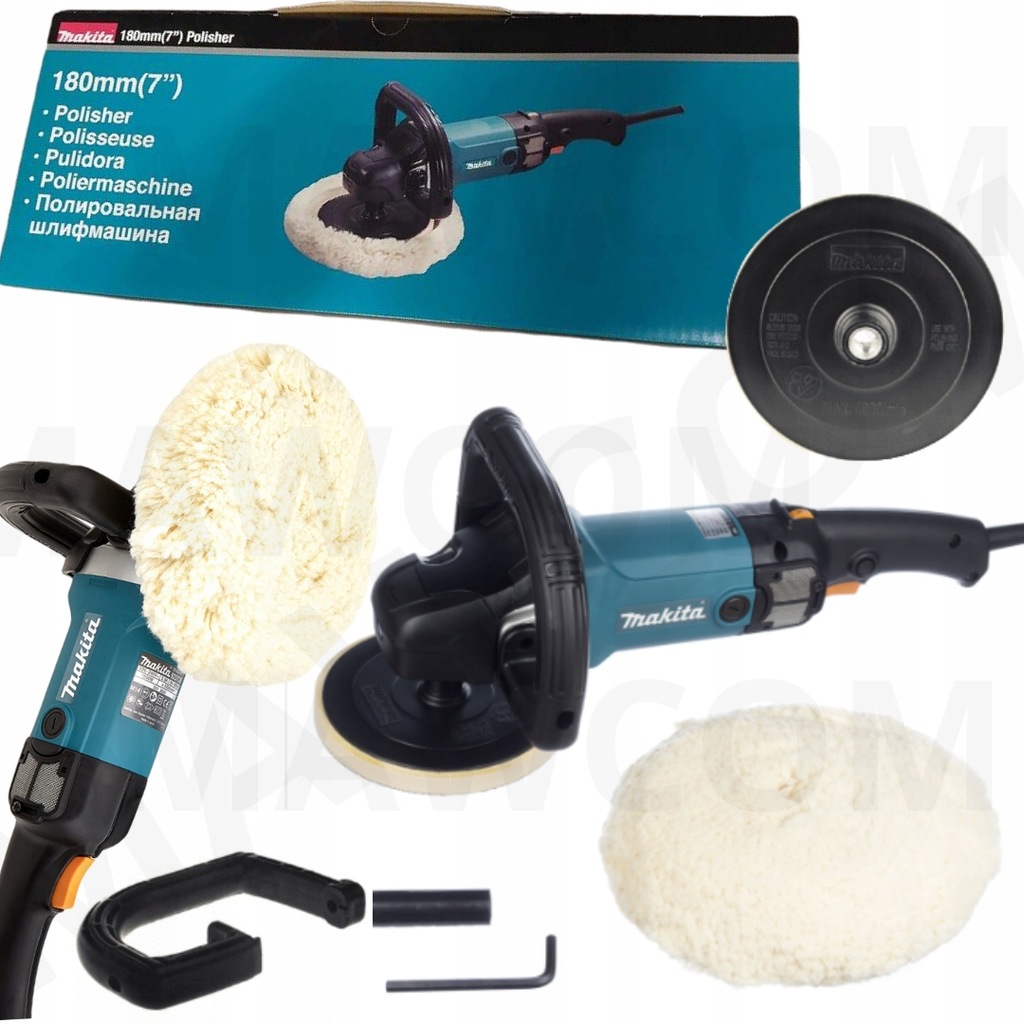 Makita 9237CB Polerka Tarczowa Szlifierka 180mm EB186