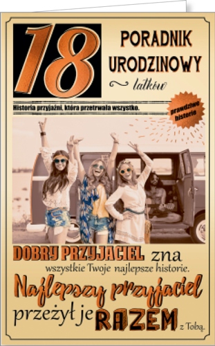 

Kartka na 18 urodziny na 18 śmieszny U13