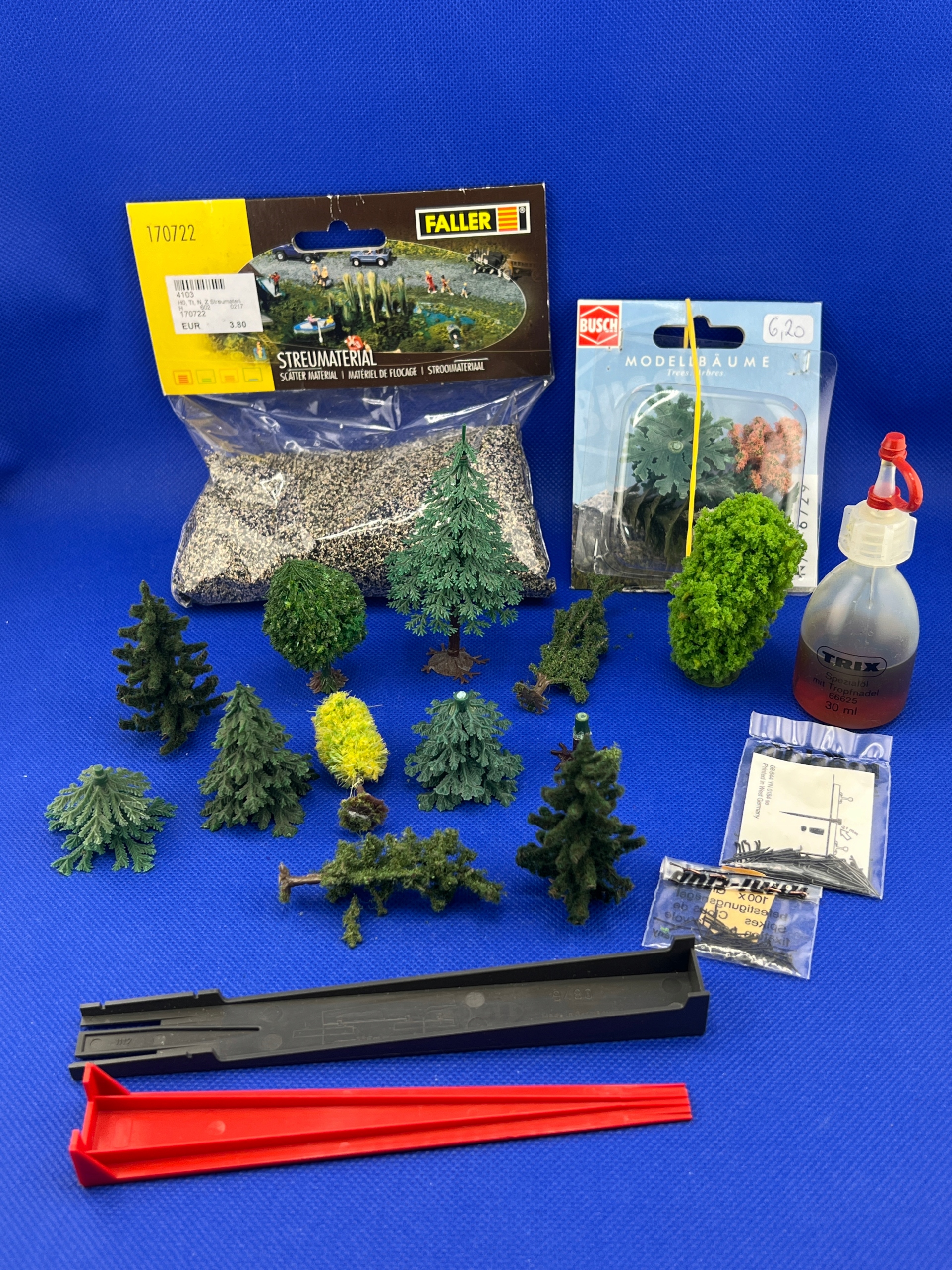 ZESTAW MATERIAŁÓW MODELARSKICH DO MAKIETY, KOLEJKA, MAKIETA, WAGON >>>