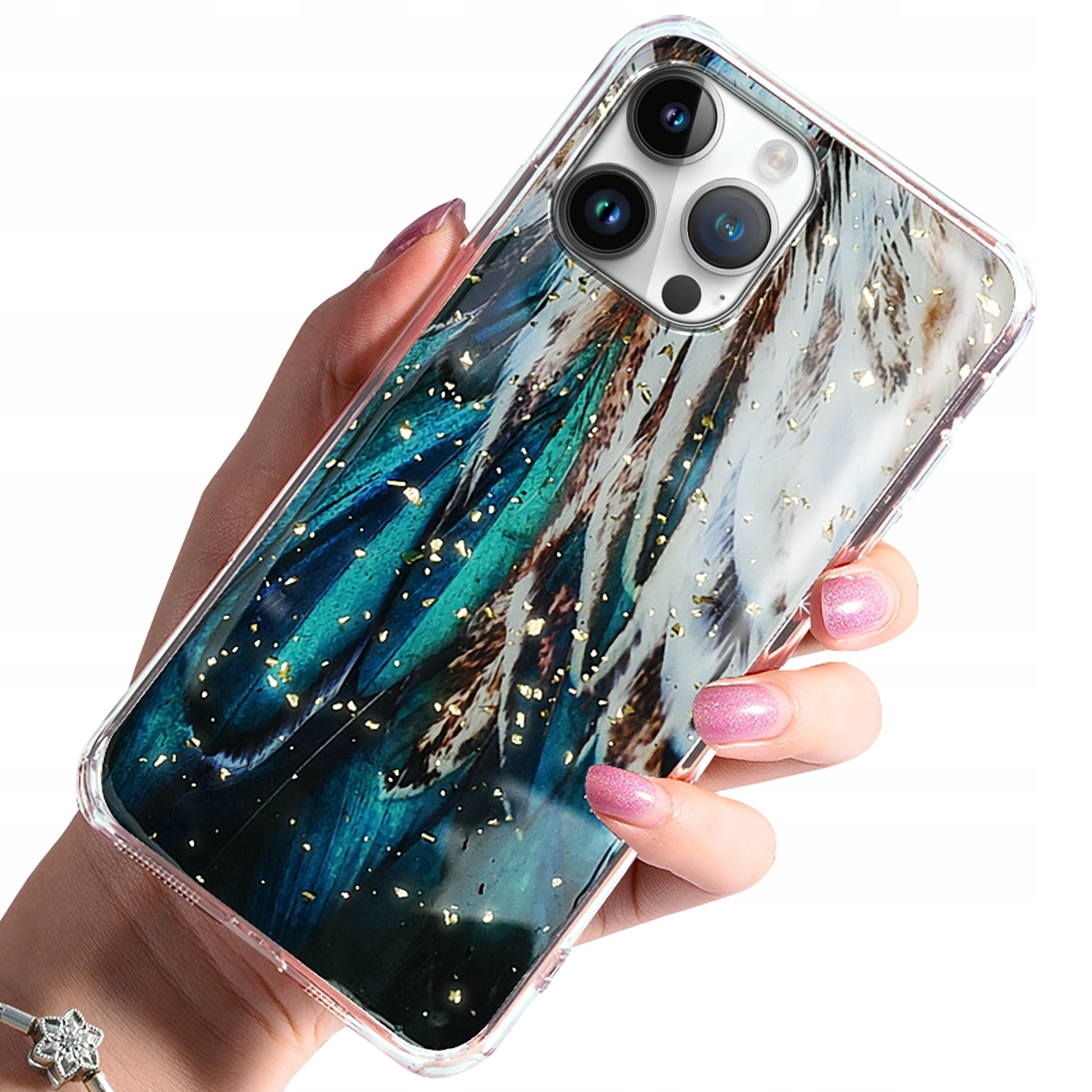 

Etui Case Wzór Szkło 9H do iPhone 14 Pro Max