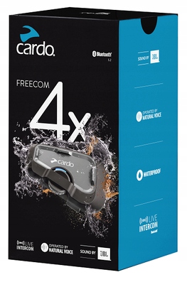 INTERKOM CARDO FREECOM 4X SINGLE ZESTAW INTERKOM