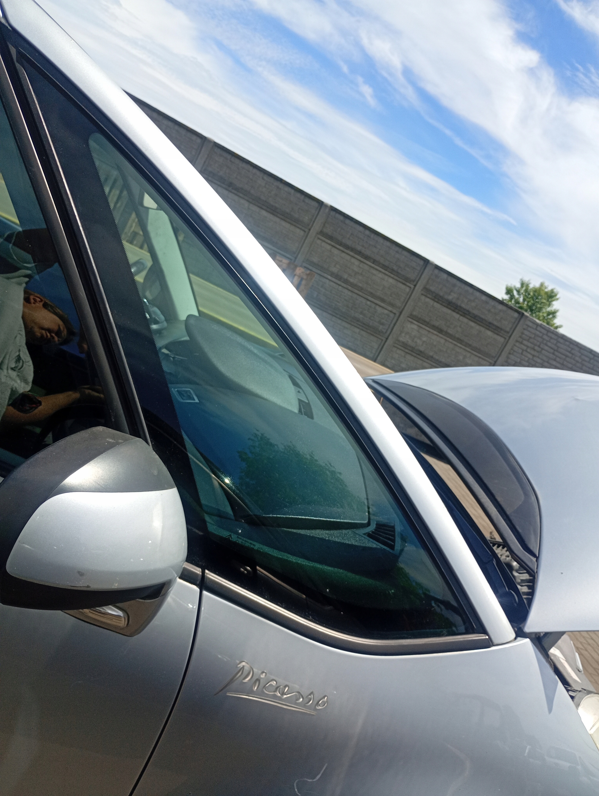 window side bodywork right front Citroen C4 Picass FL 07-13