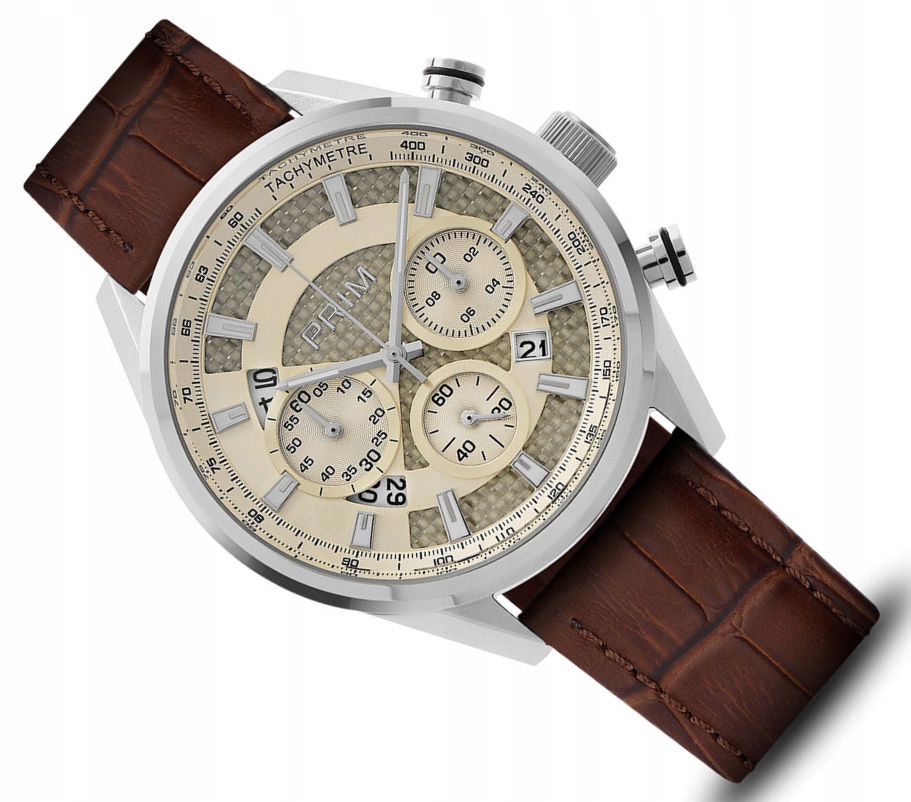 Pánské Vodotěsné Klasické Sportovní Hodinky Prim Master Chrono W01P.13231