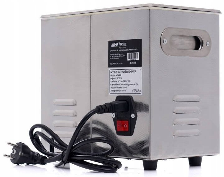 MYJKA WANNA ULTRADŹWIĘKOWA Z KOSZEM DO MYCIA CZĘŚCI 3,2L EAN (GTIN) 5903957001449