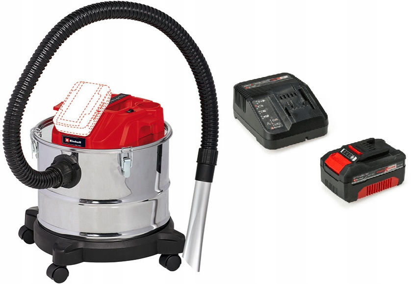 Einhell Vysavač na popel Te-av 18/15 Li 2351700 Sada Akumulátor 4,0Ah