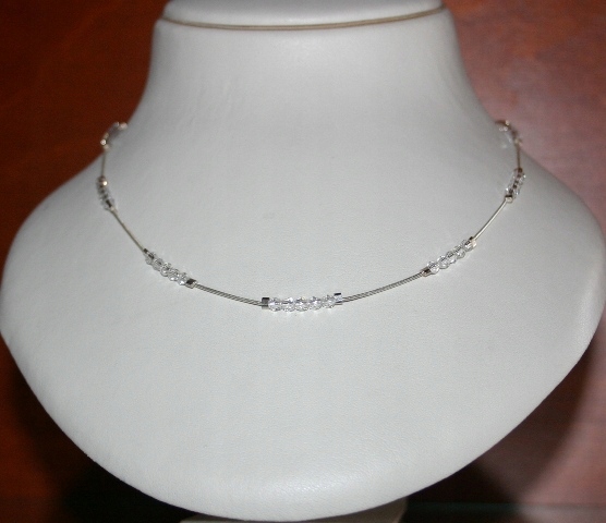 Naszyjnik srebrny Beauty OneDay SWAROVSKI E