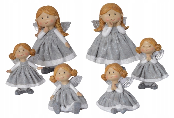 FIGURKA ANIOŁEK DEKORACJA ŚWIĄTECZNA NA PREZENT Marka GlamurProjekt