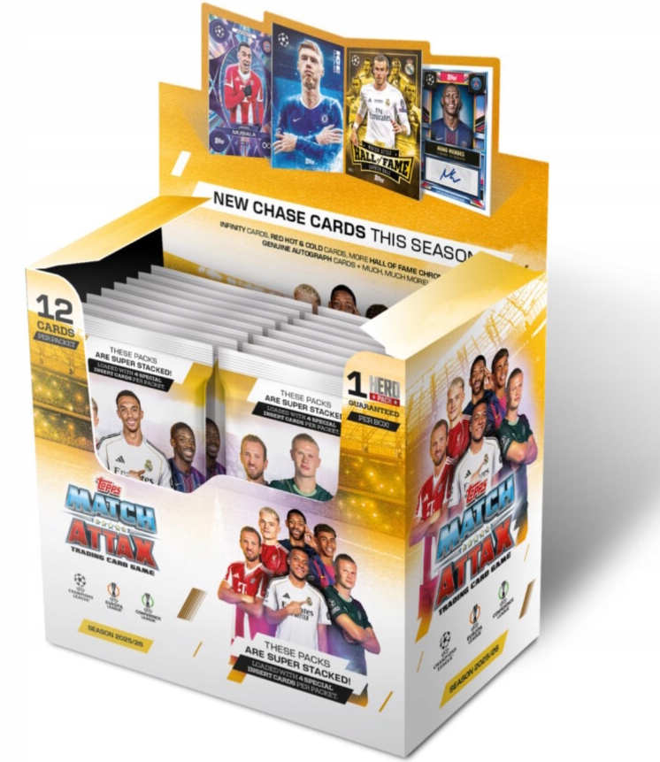 Topps Match Attax Uefa Champions League Box 32 Saszetki 2025/2026