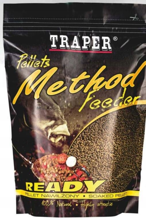 Traper Pellet Mf Ready 500g 2mm Halibut Black