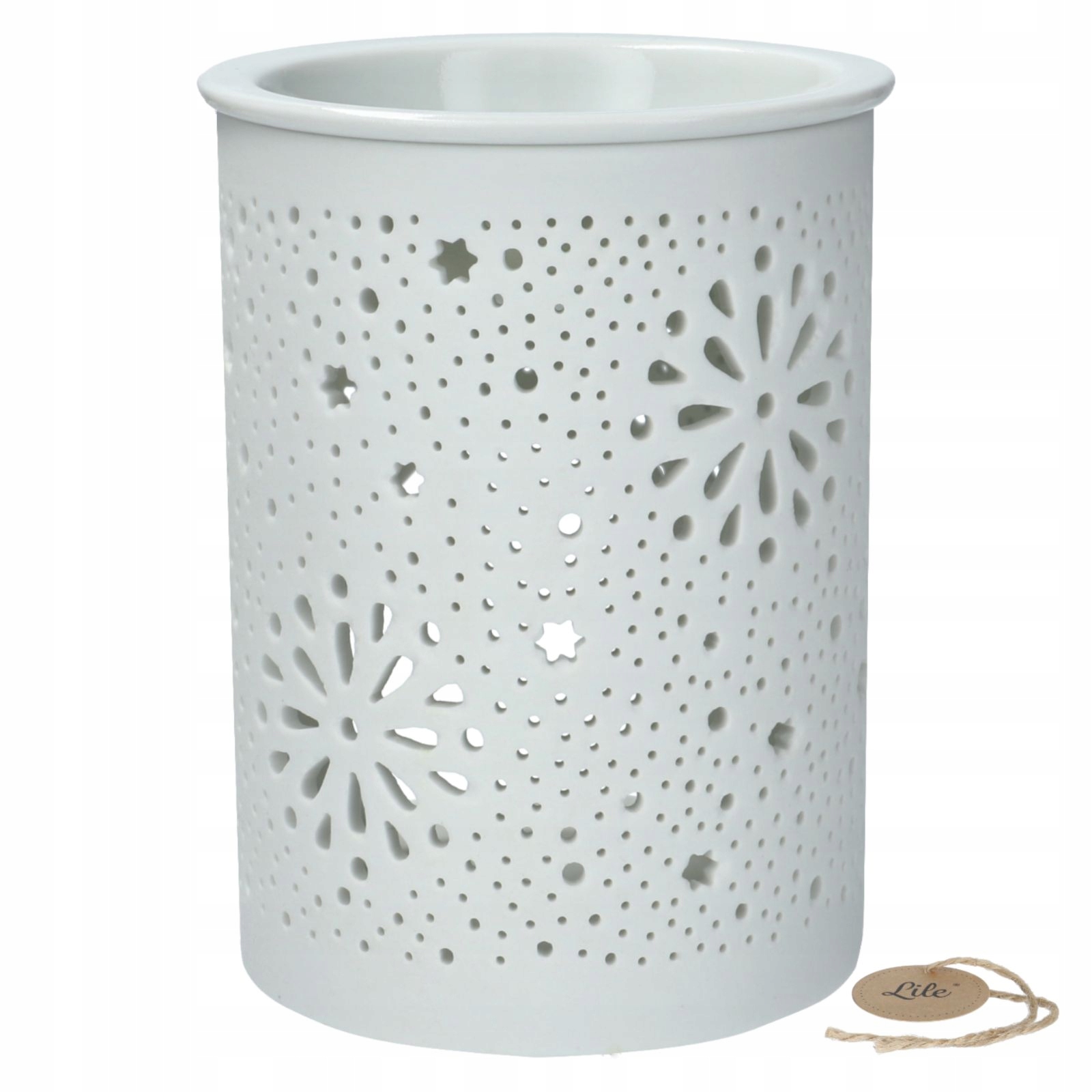 

Kominek zapachowy do wosku w kwiaty porcelanowy