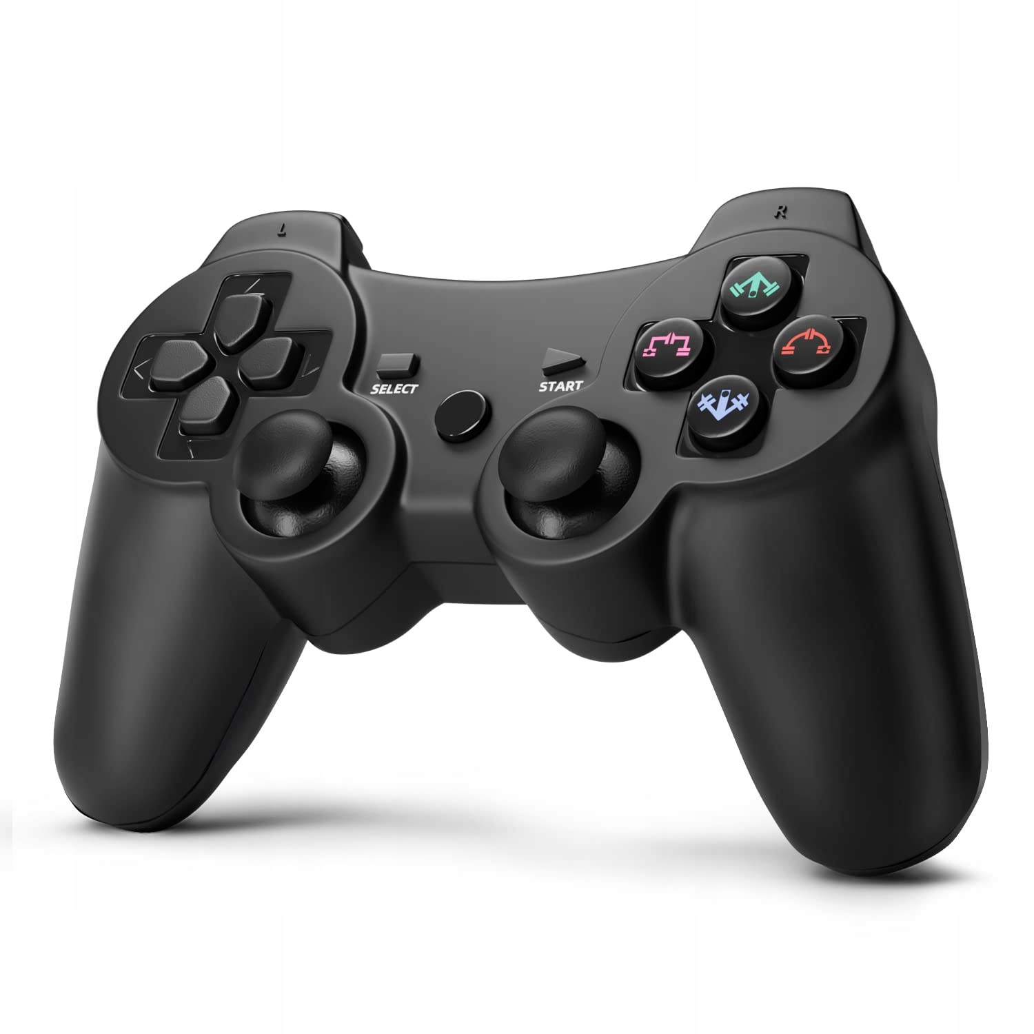 Bezdrátový ovladač PS3 černý. Sada dvou padů