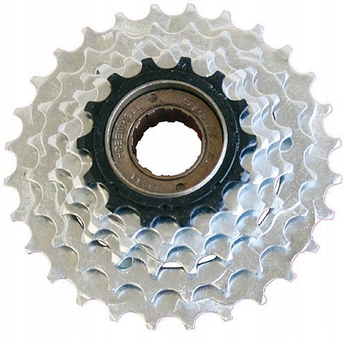 Wolnobieg SunRace 6rz 14-28 srebrny