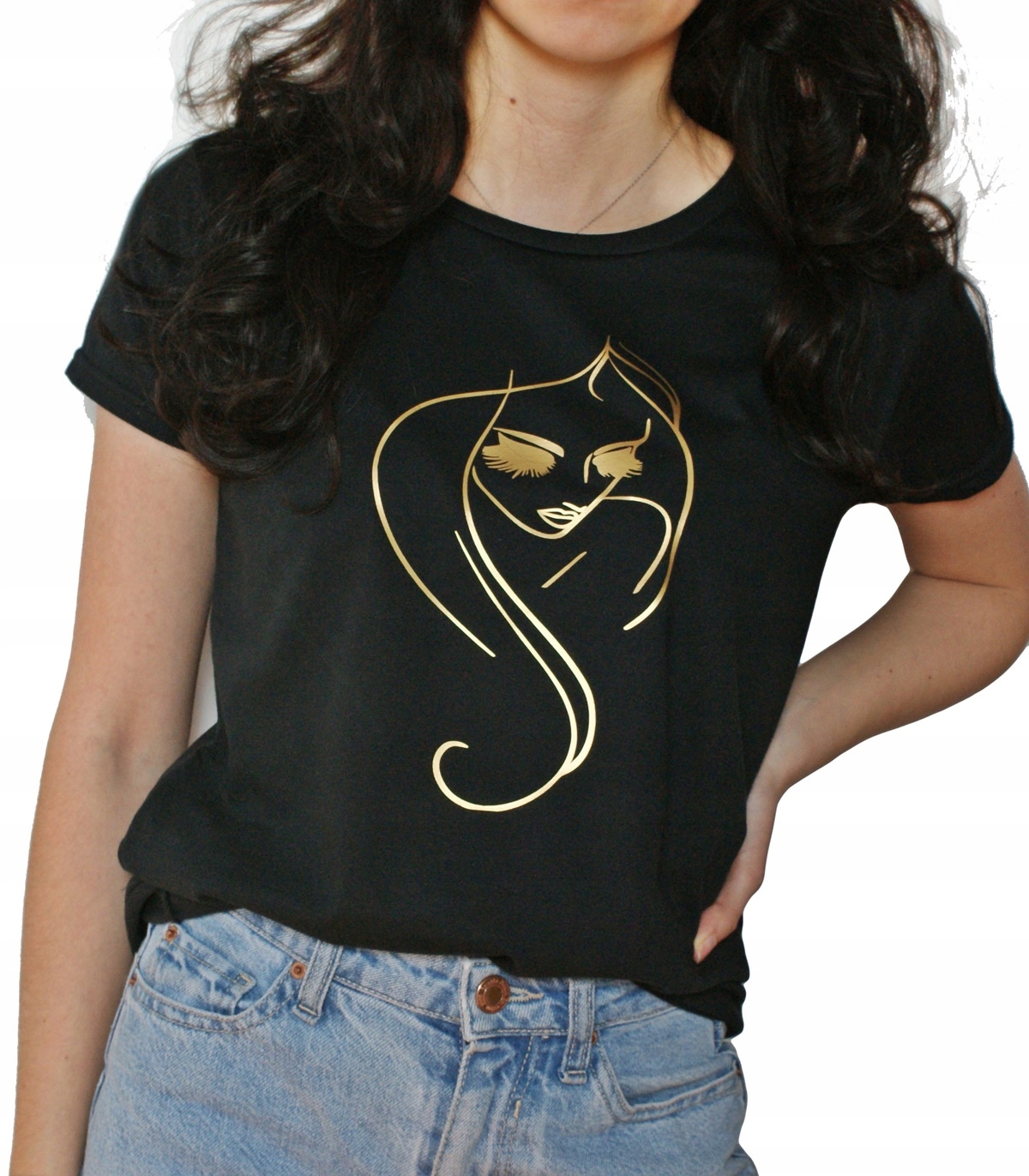 

Koszulka damska t-shirt z nadrukiem Dama L