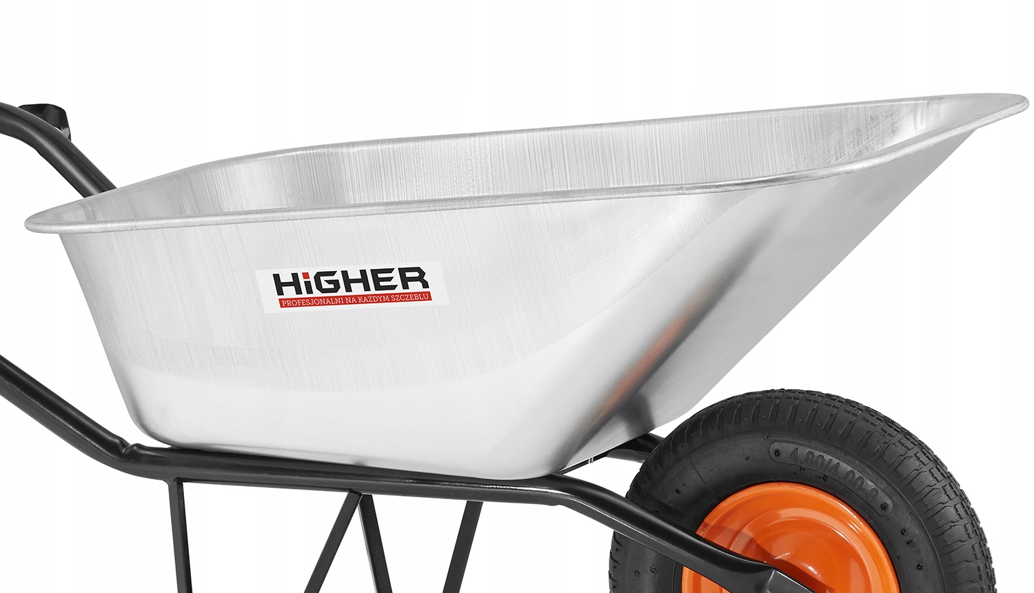 TACZKA OGRODOWA BUDOWLANA SPAWANA HIGHER MISA PVC HIGHER 150 L 210 kg *HIT* Marka Higher