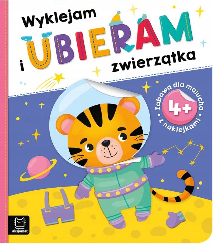 Wyklejam i ubieram zwierzątka. zabawa malucha