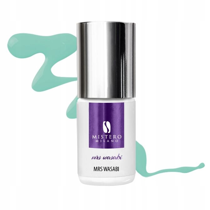 

Lakier hybrydowy miętowy Mrs Wasabi 7 ml