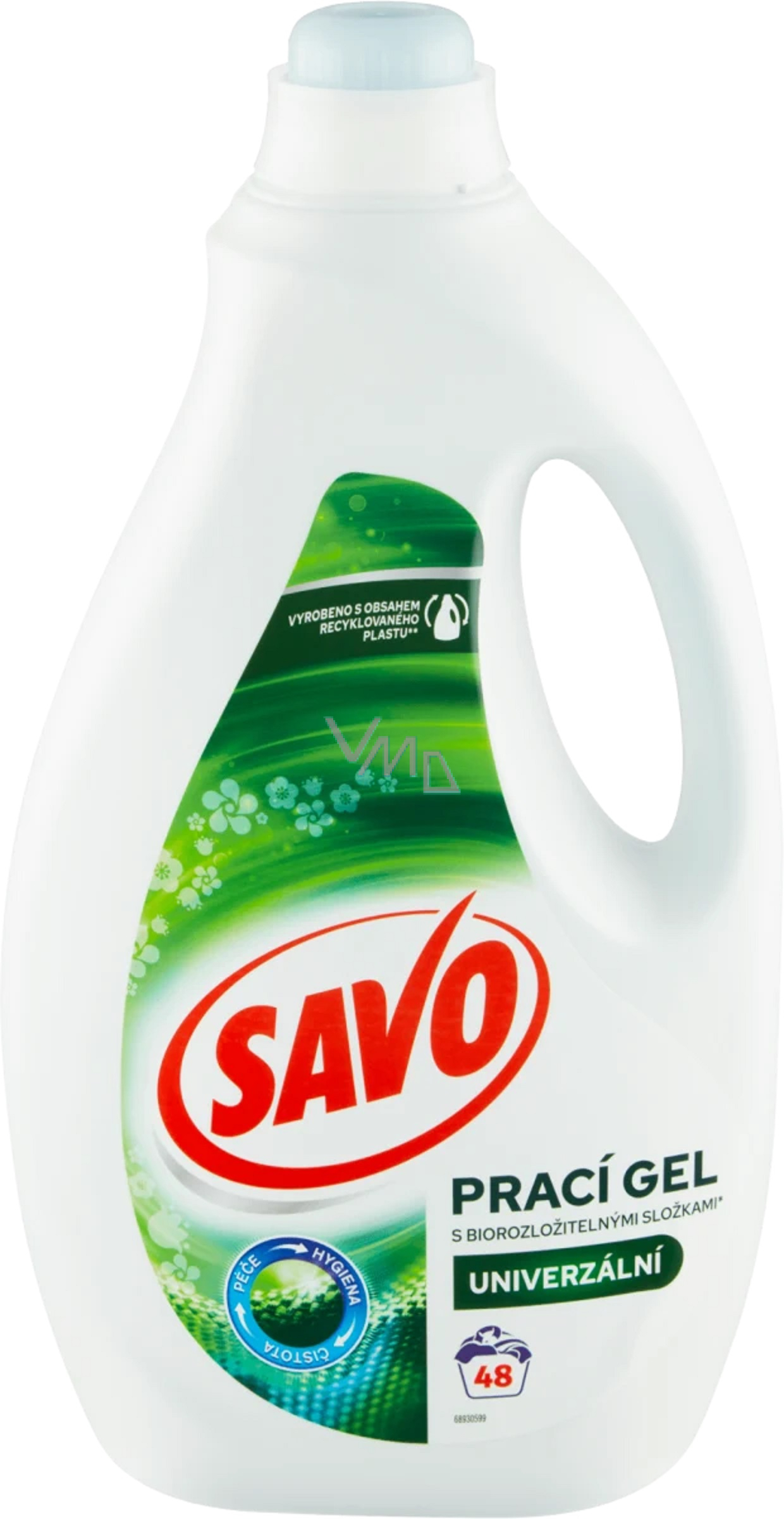 Levně Savo Univerzální prací gel s biorozložitelnými složkami na bílé a barevné p