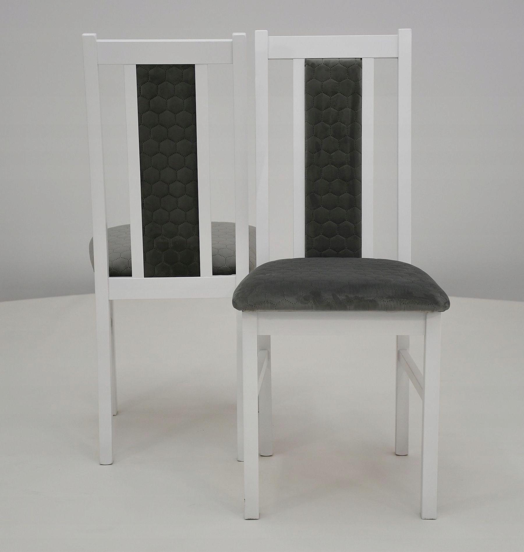 kwadratowy stół 80/80 do 160 + 4 krzesła do salonu Szerokość stołu 80 cm