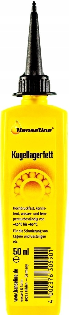 Hanseline 50 ml Ballbearing Grease Smar konserwacji ochrony łożysk dźwigni