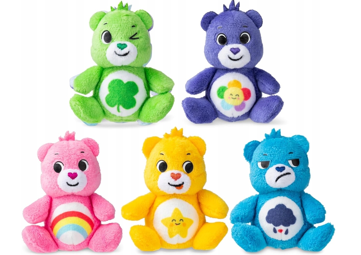 Starostliví medvídci Care Bears Sada 5 mini maskotů 22719 malá plyšová hračka