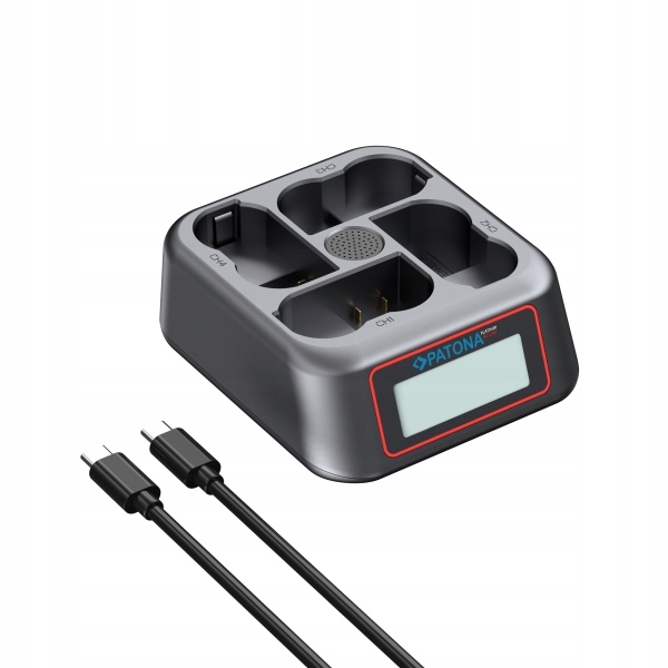 Patona Szybka Ładowarka 4-kanałowa Usb-c Pd/qc do Nikon EN-EL15 (45W)