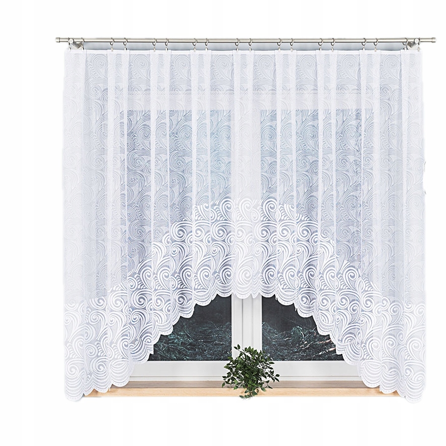 

Firanka gotowa żakardowa Kinga biała 300x160 cm