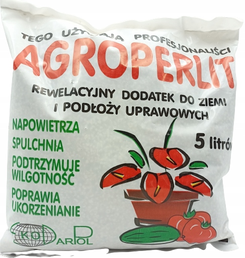 

Agro perlit 5 Litrów Ekodarpol