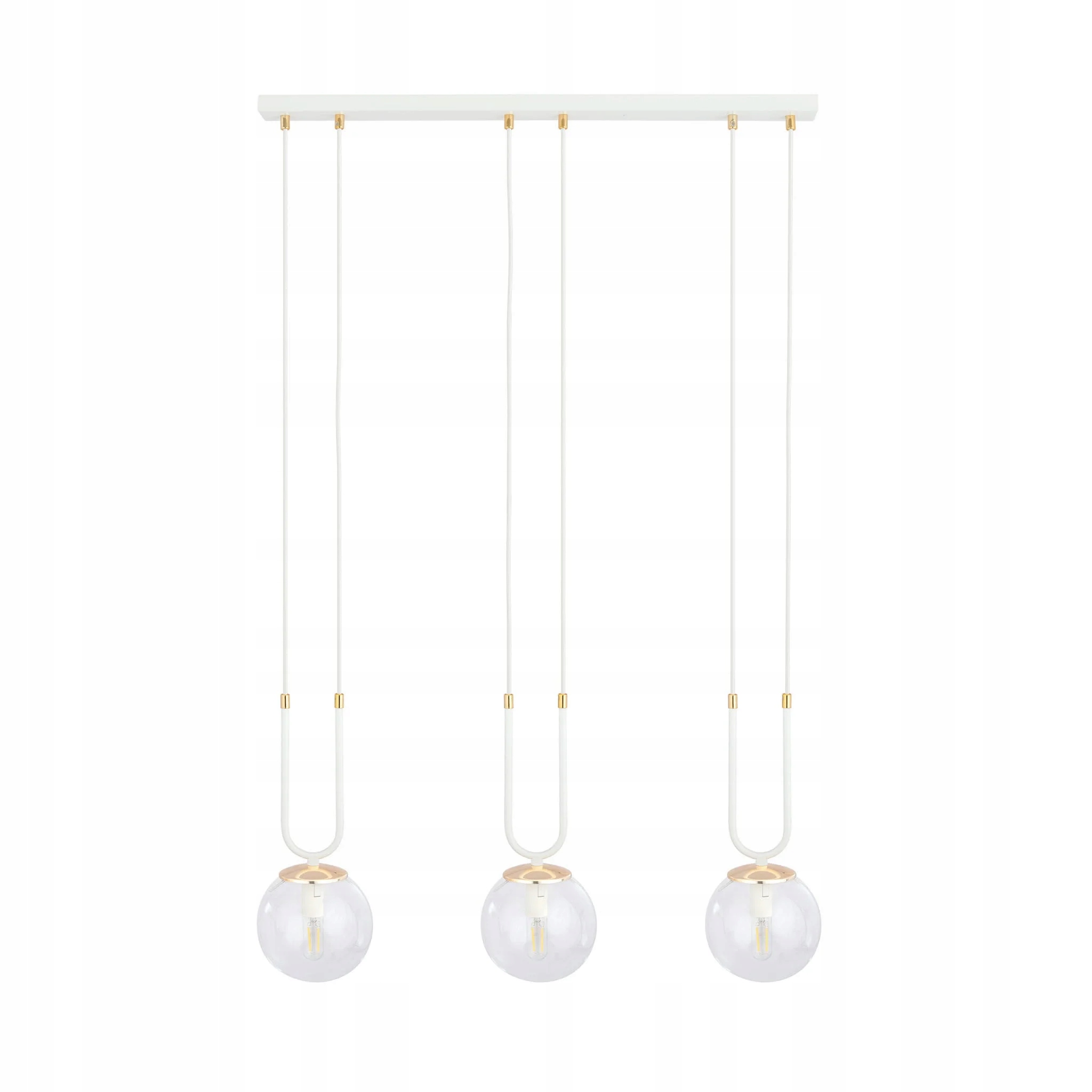 Závěsná lustrová lampa Emibig 3xE14 40W Glam