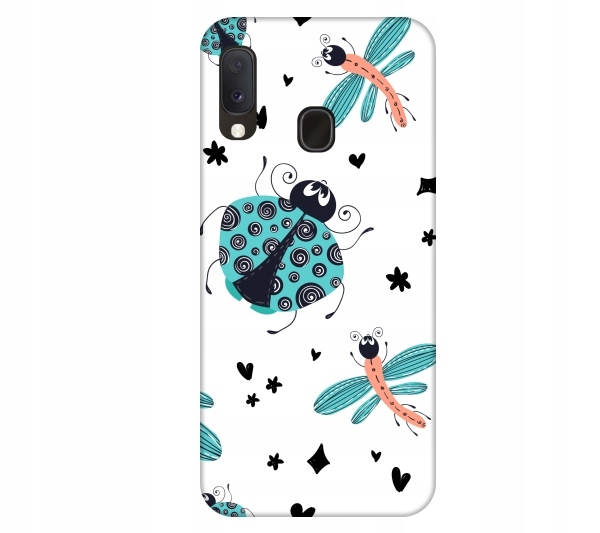 

Etui pokrowiec do Samsung Galaxy A20e Owady wazki