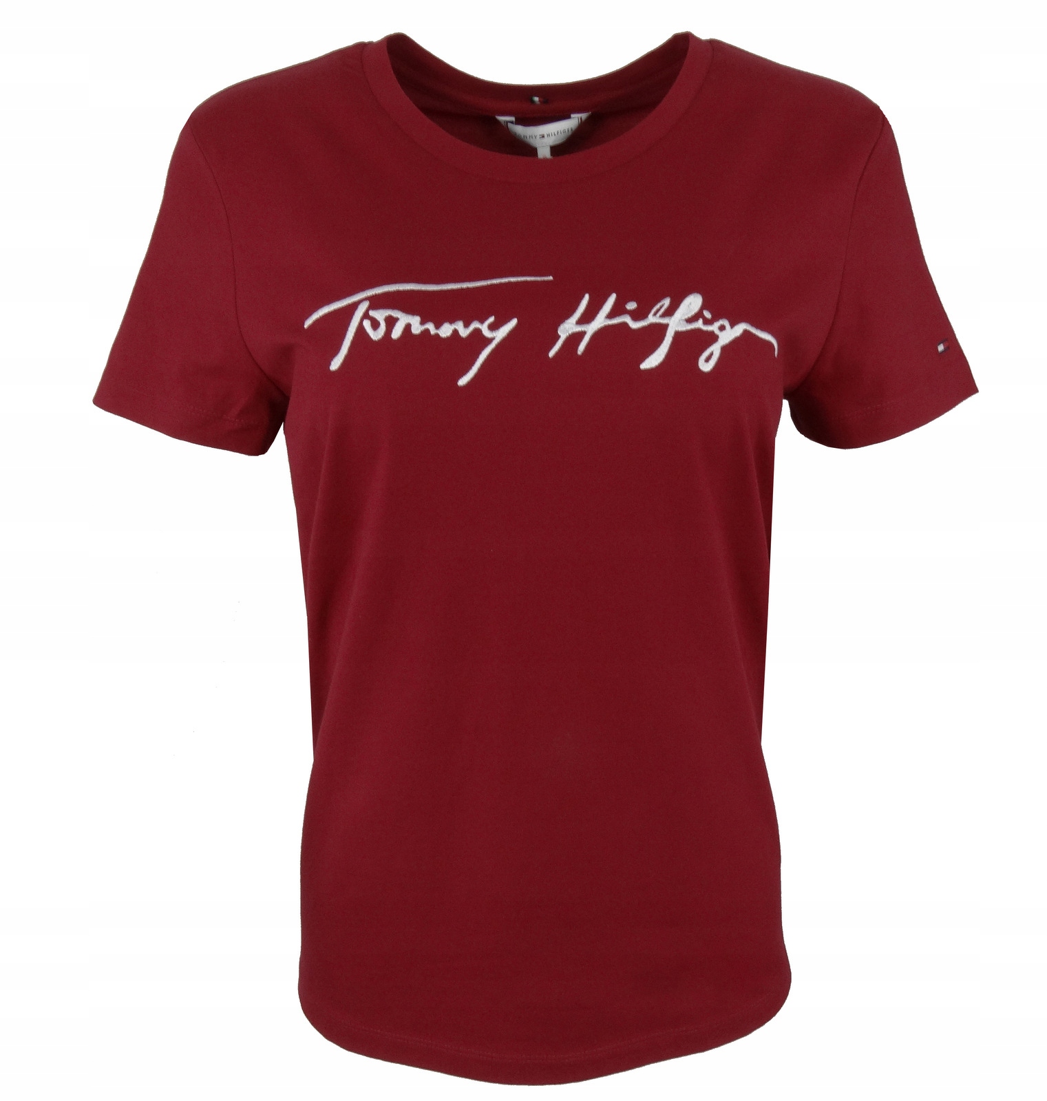 

Tommy Hilfiger t-shirt damski, bordowy, L