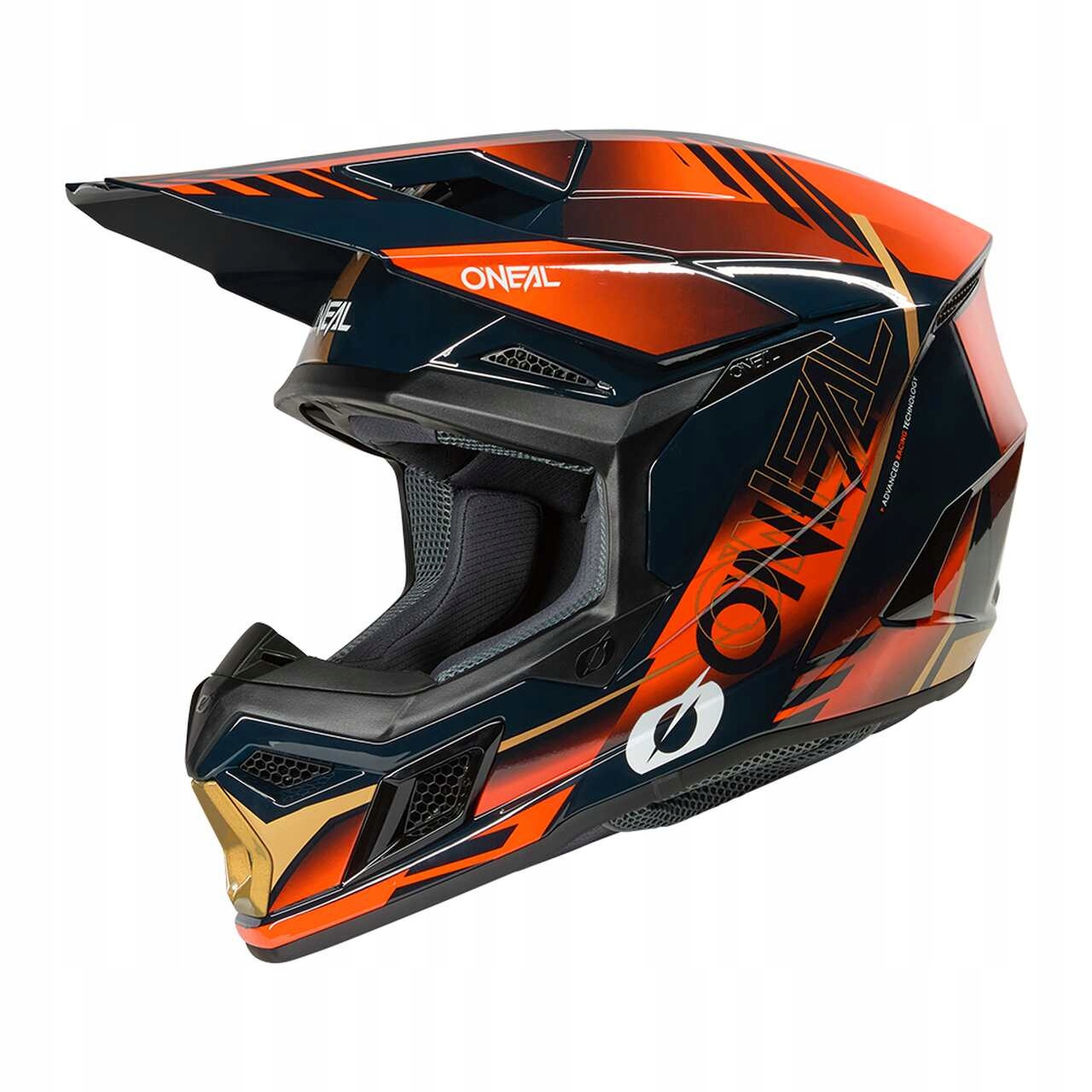 Prilba O'Neal 3SRS Haze modrá/orange/gold XL
