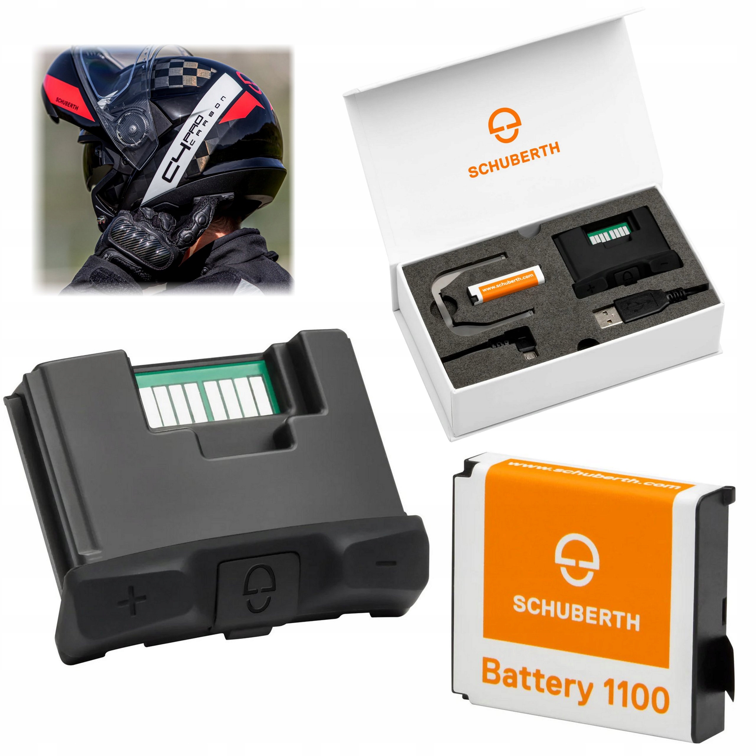 Interkom Schuberth SC1 Standard Sena Pre Motocyklovú Prilbu C4 Pro C4 R2