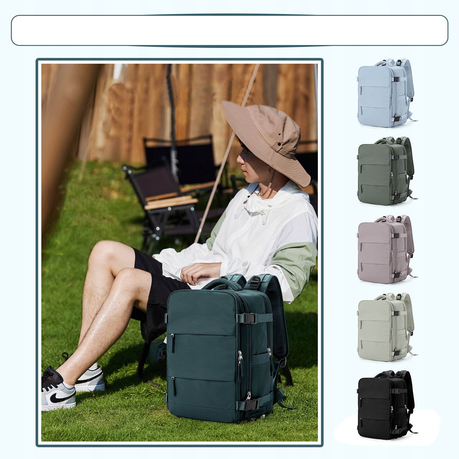 Plecak do przechowywania torba ryanair 40x20x25 bagaz podreczny damski Wysokość 40 cm