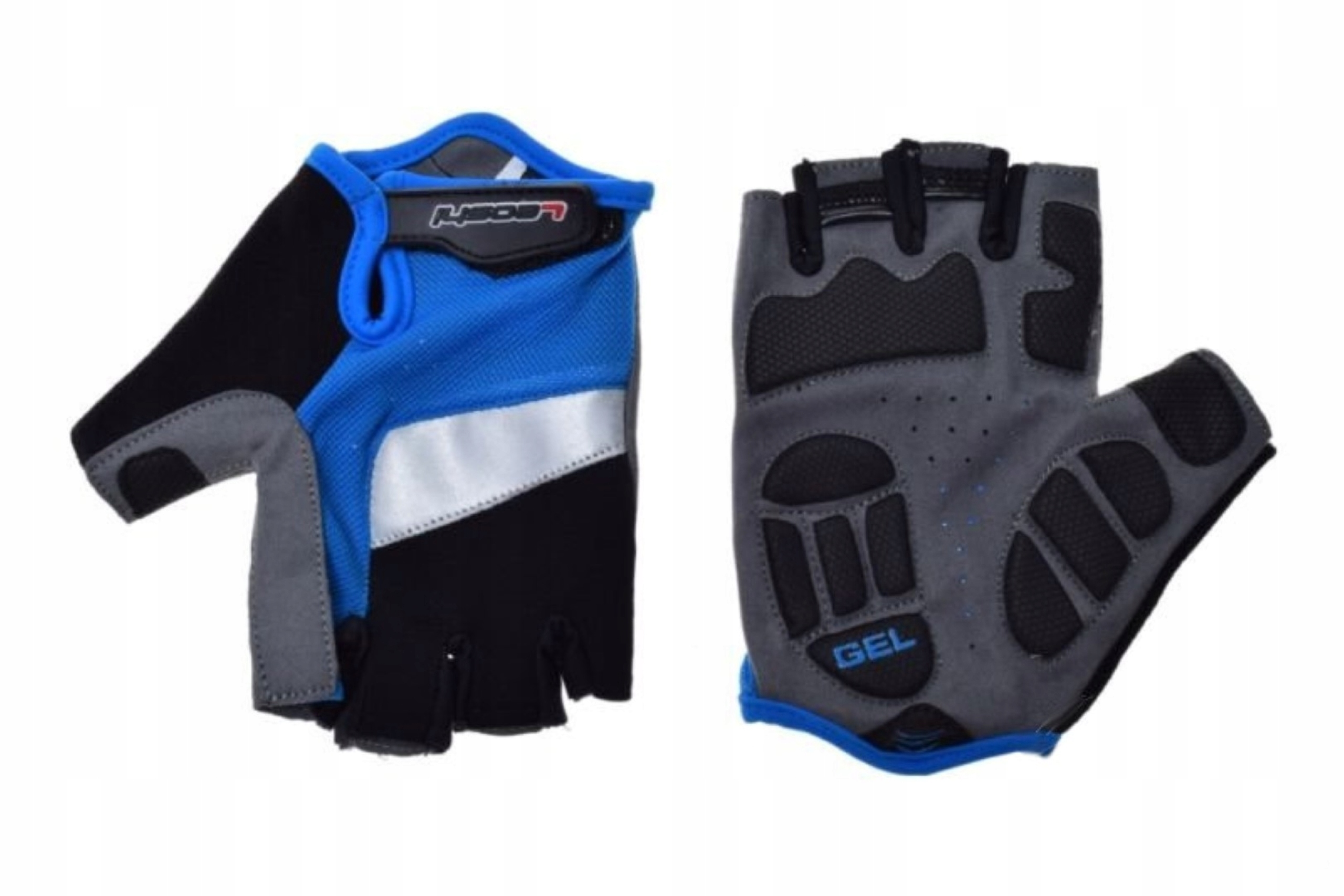 

Rękawiczki żelowe rowerowe czarno niebieskie XL