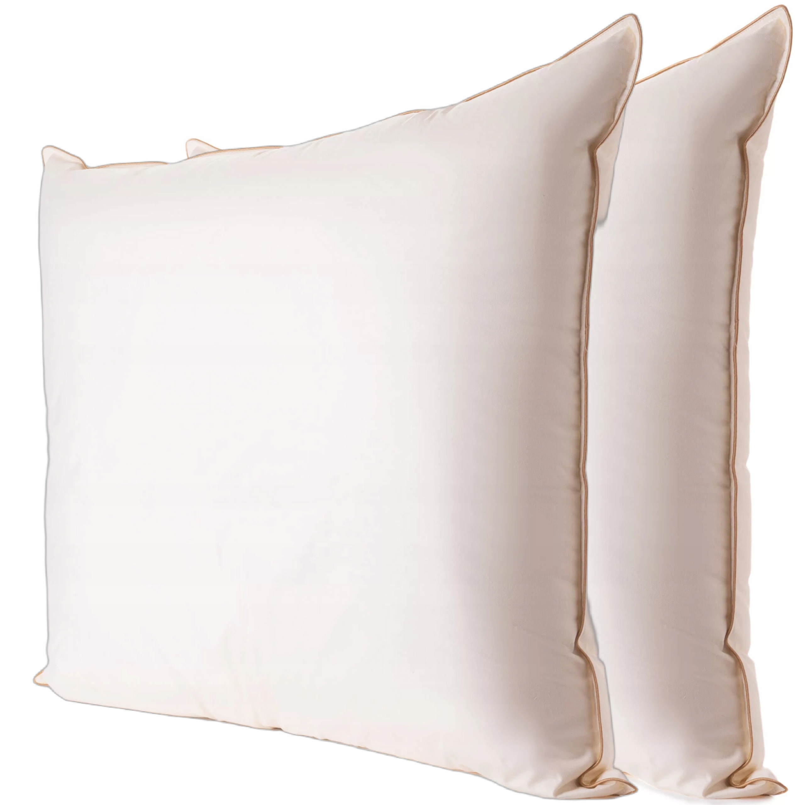 Sada 2x Prírodná páperová poduška 70x80 Z Hustého Páperia