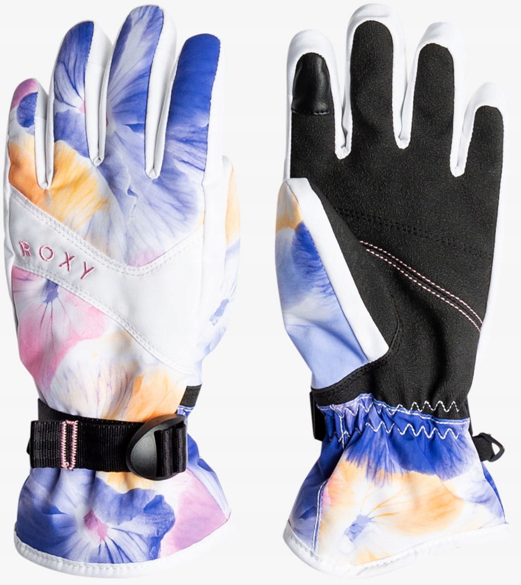 Roxy Rękawice narciarskie dziecięce zimowe Ocieplane na narty Wodoodporne