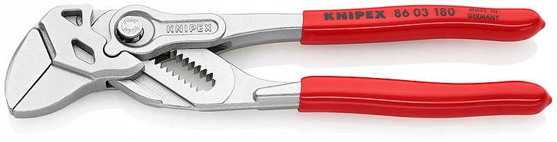 Nastavitelné kleště na klíče 180 mm pro armatury a šrouby 86 03 180 Knipex