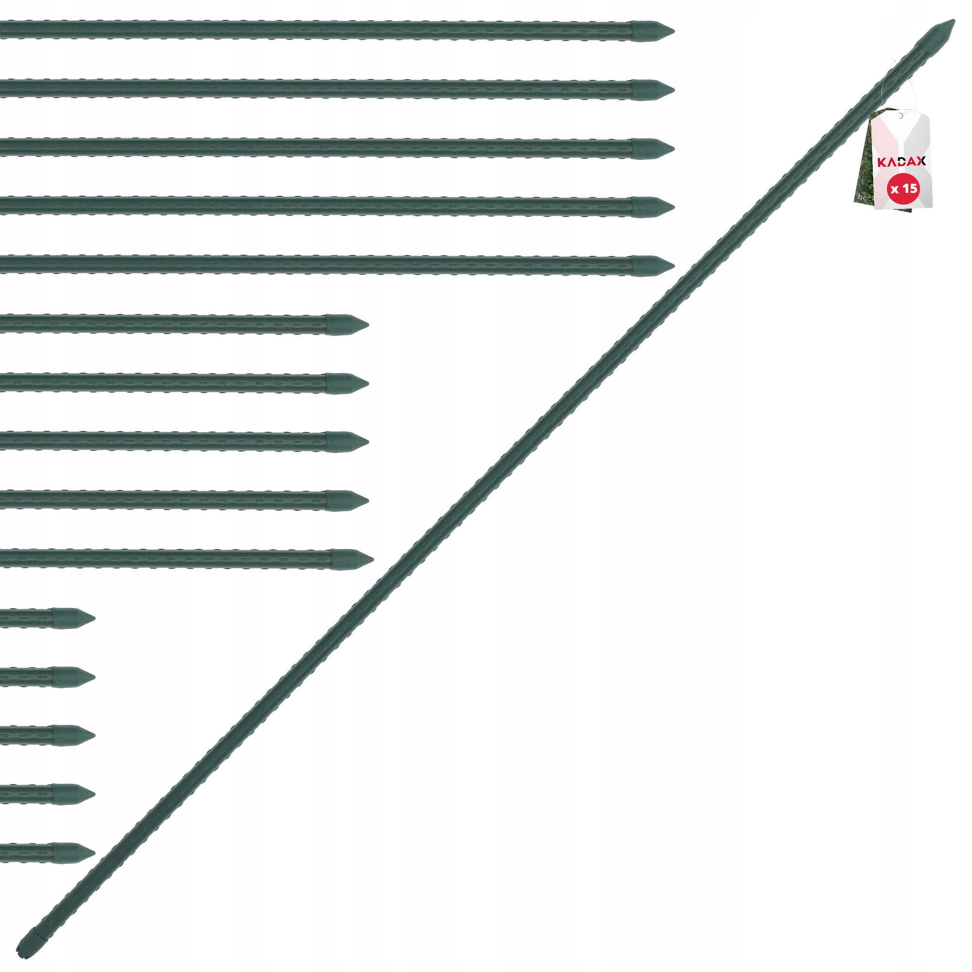 

Tyczka Podpórka Roślin Stal Powlekana 120cm 15szt
