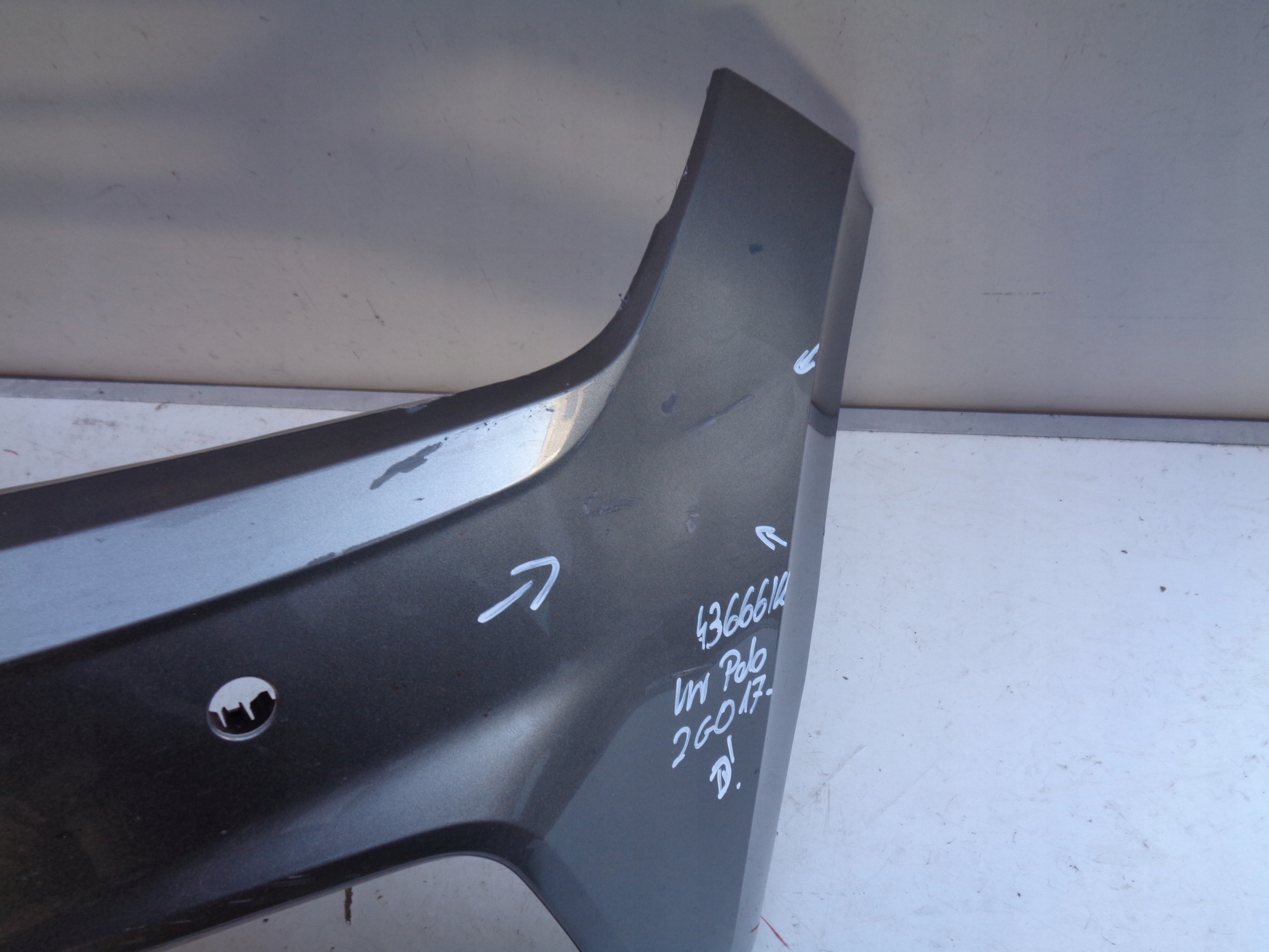 front bumper VW POLO 2G 2G0 17- NR 43666