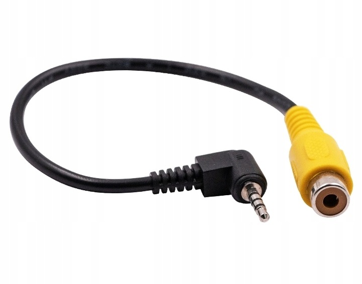 2,5mm 4PIN na RCA do Kamery cofania GPS