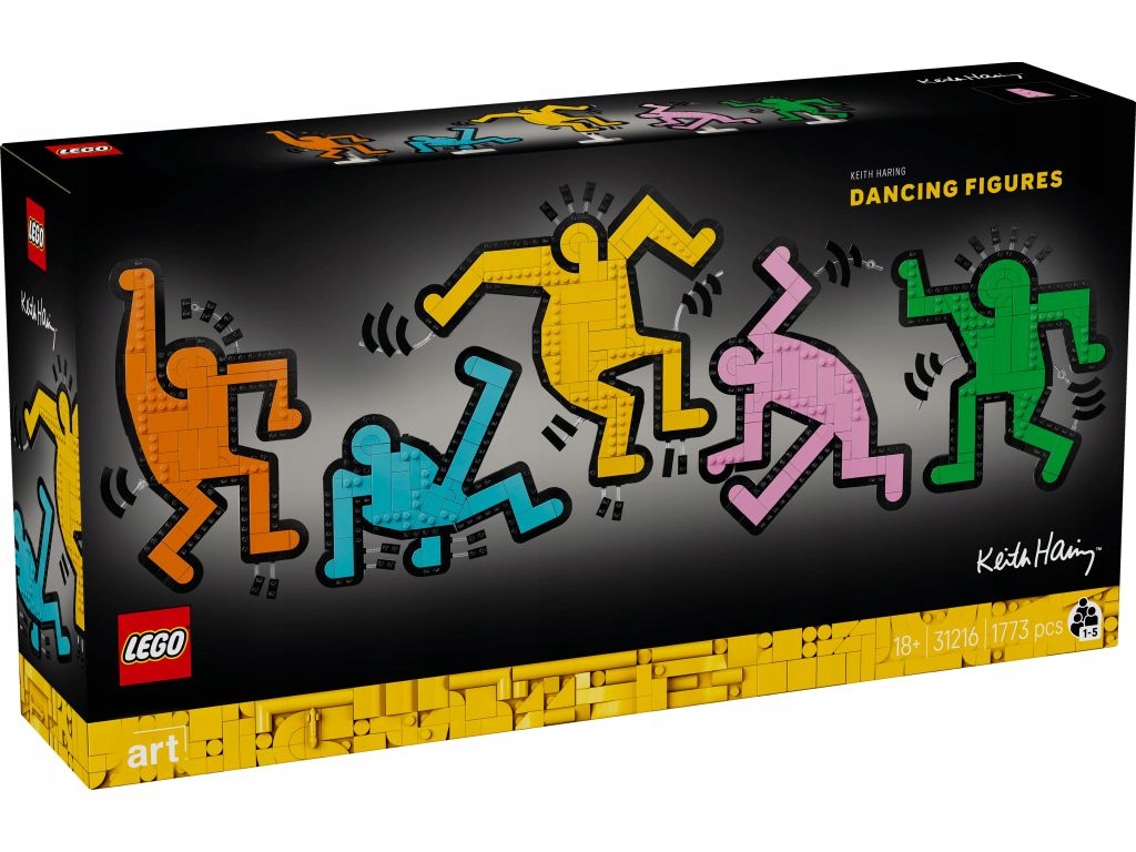 Lego 31216 Art Keith Haring – tančící postavy