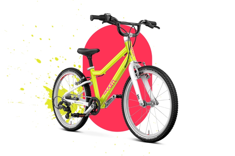 Woom 4 Go rower Ltd neon lime