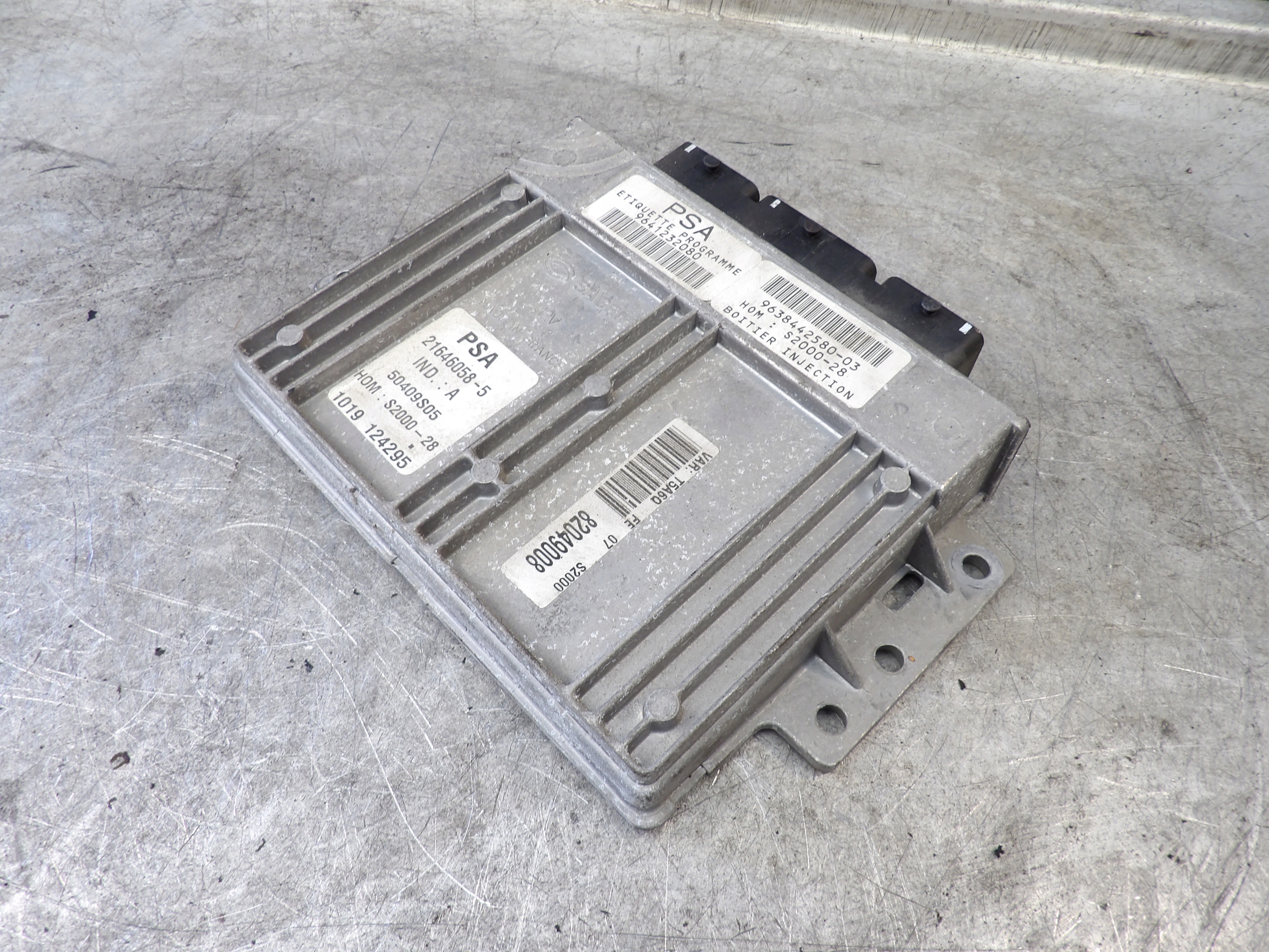Peugeot 307 computer, control unit 9641232080, 9638442580-03