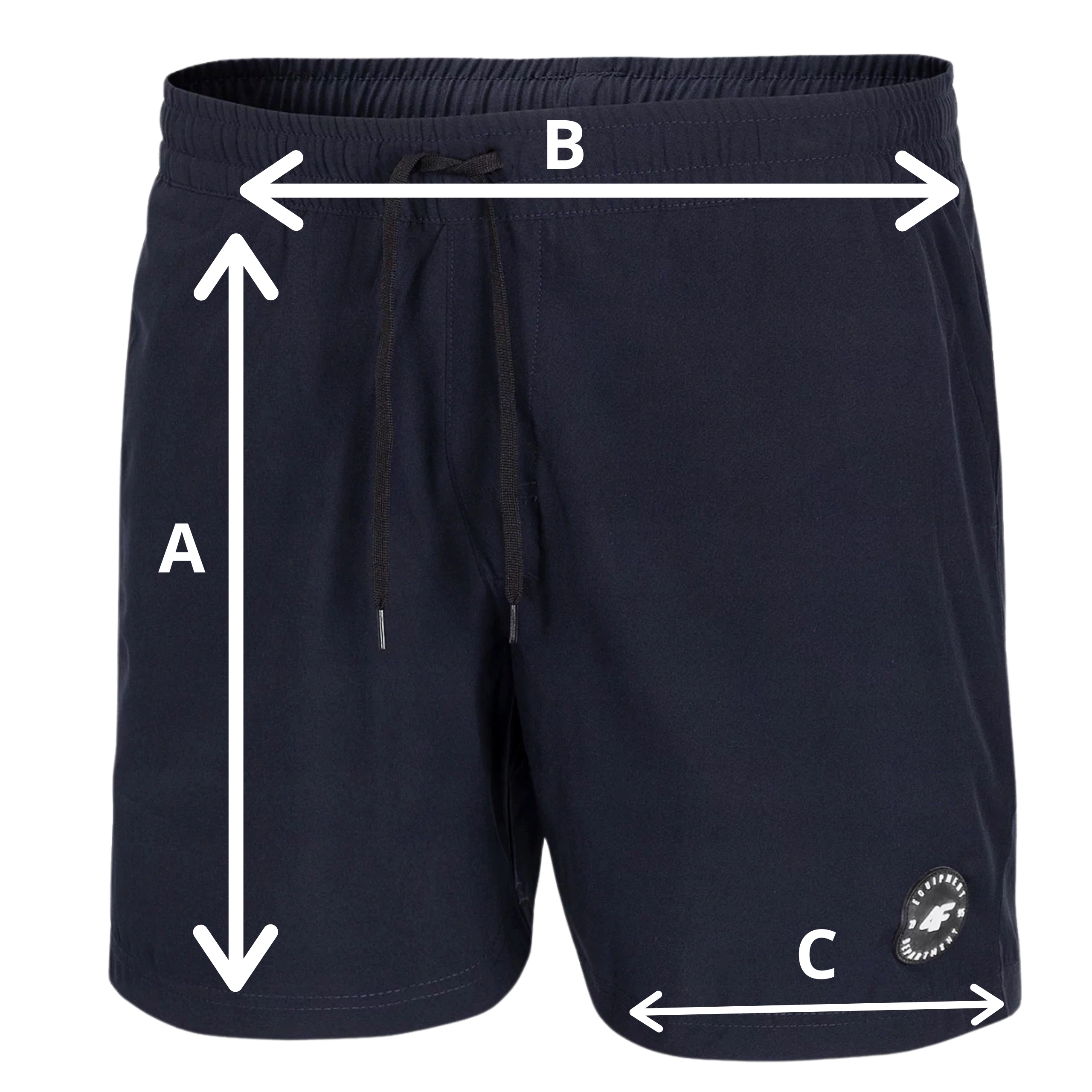 SPODENKI 4F MĘSKIE KĄPIELÓWKI SZORTY KĄPIELOWE NA BASEN SPORTOWE r. M Odcień granatowy