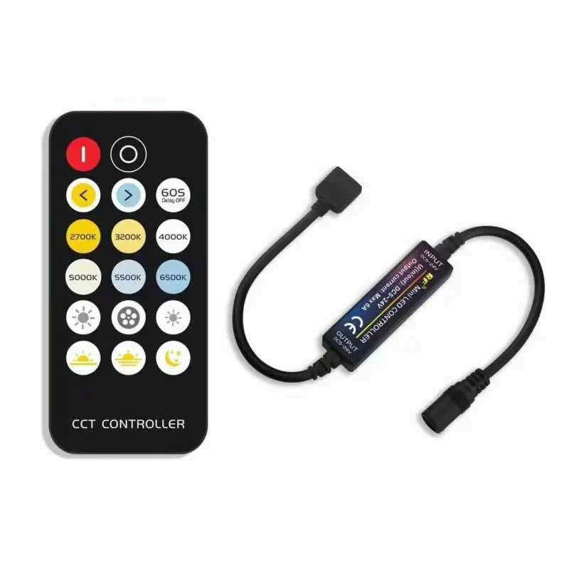 

Kontroler led Cct dual-white RF-M2 6A 5-24VDC